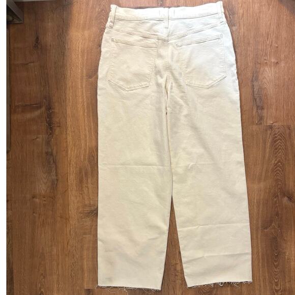 NWT Madewell The Tall Perfect Vintage Wide-Leg Crop Jean Vintage Canvas Size 31T - Picture 9 of 10